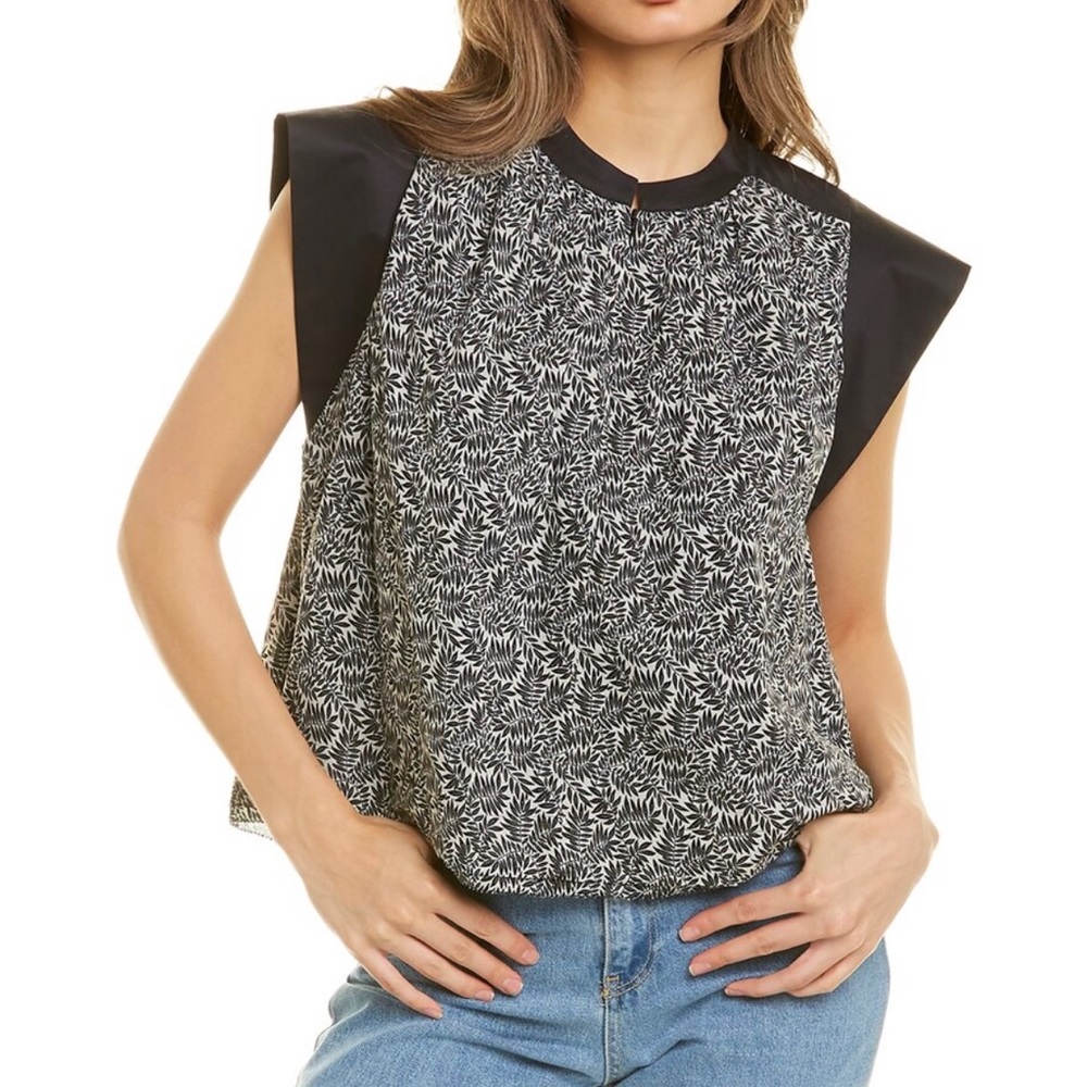 Rebecca Minkoff Ivah Cap Sleeve Top